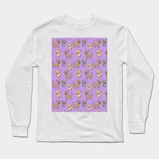 Chihuahua chihuahuas - lilac Long Sleeve T-Shirt